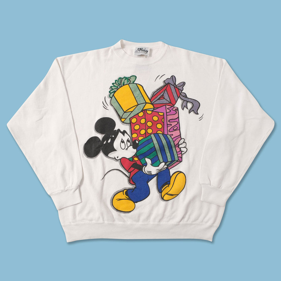 Vintage Mickey Mouse Presents Sweater Large 