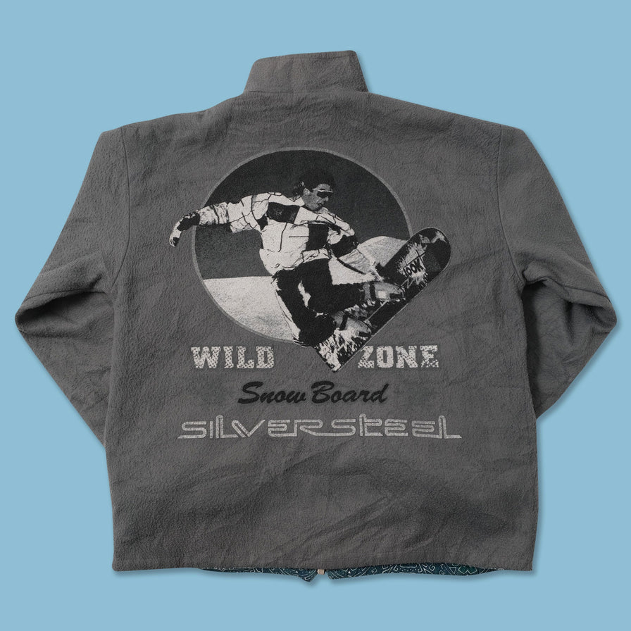 Vintage Reversible Fleece Jacket Medium 