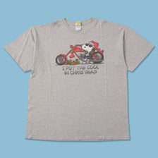 Vintage Peanuts Christmas T-Shirt XLarge 