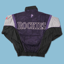 Vintage Colorado Rockies Track Jacket Small 