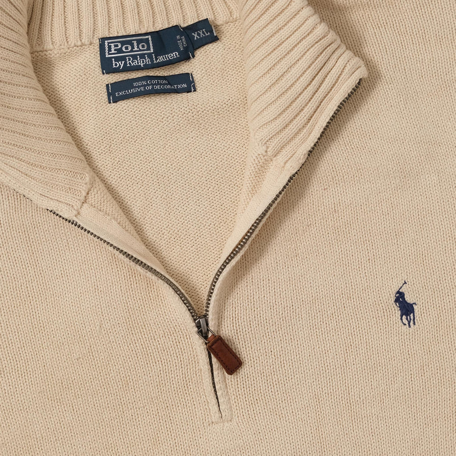 Polo Ralph Lauren Q-Zip Knit Sweater XXLarge 