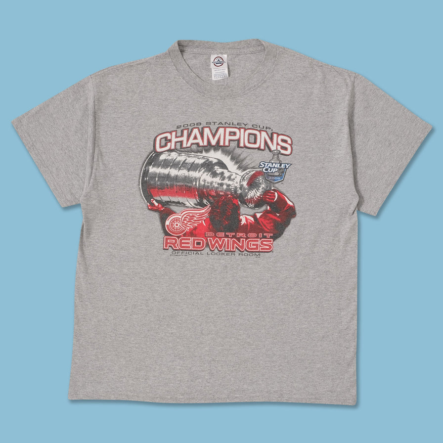 2008 Detroit Red Wings Stanley Cup T-Shirt Medium 