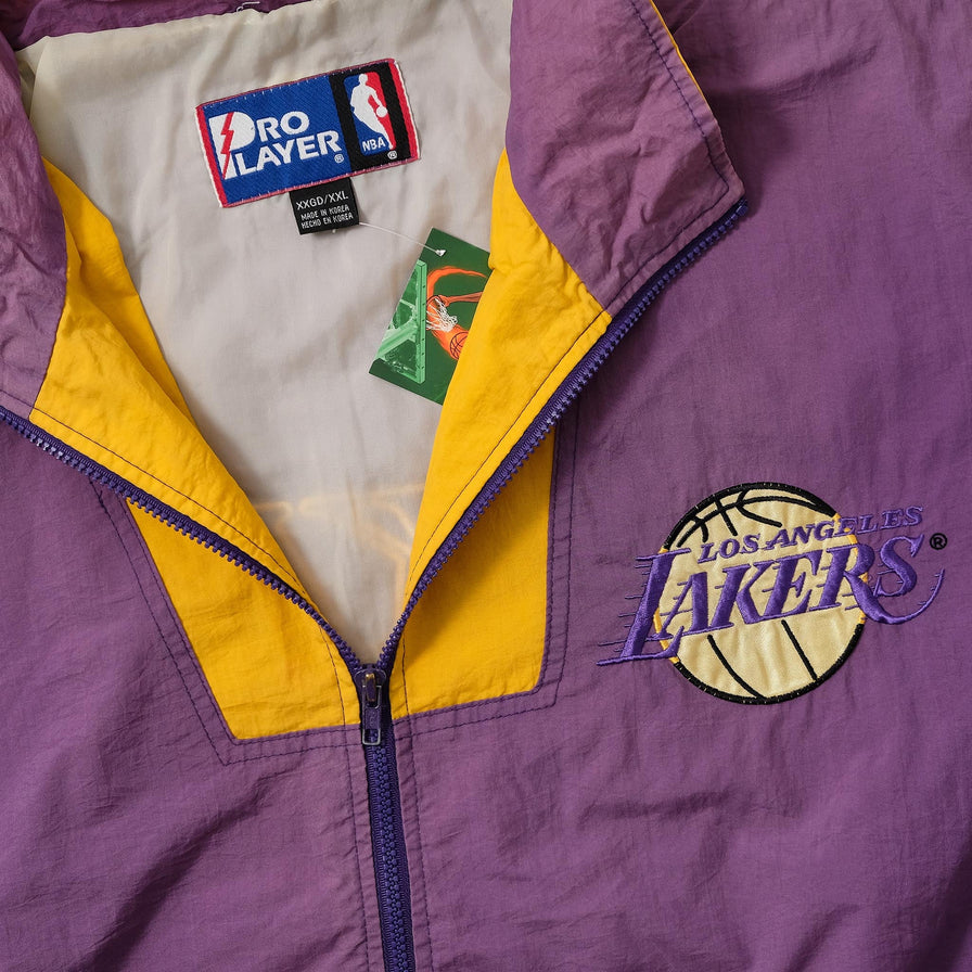 Vintage Pro Player Los Angeles Lakers Track Jacket XXL 
