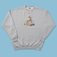 Vintage Deer Sweater Large 