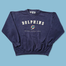Vintage Miami Dolphins Sweater Large 