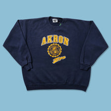 Vintage University of Akron Sweater XXL 