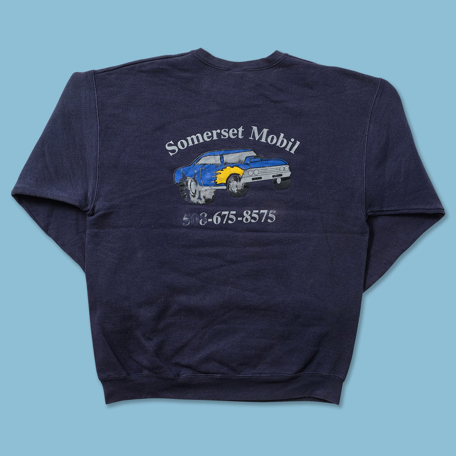Vintage Somerset Mobil Sweater Medium 