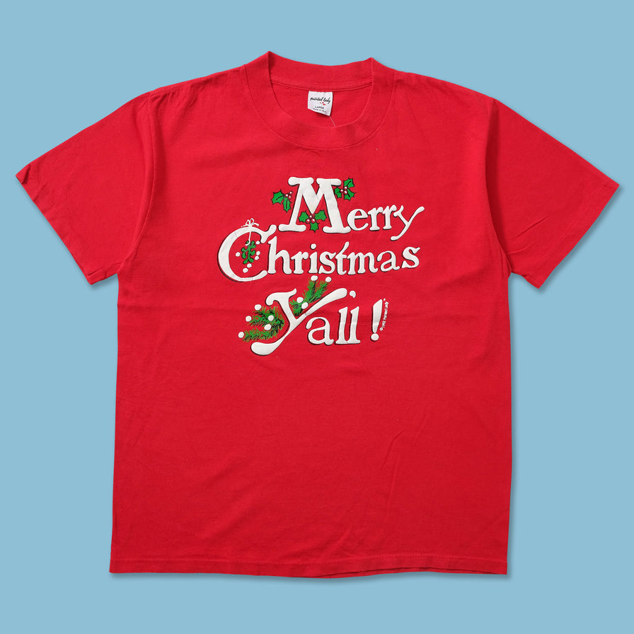 1992 Merry Christmas T-Shirt Medium 