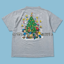 Vintage Peanuts Christmas T-Shirt Large
