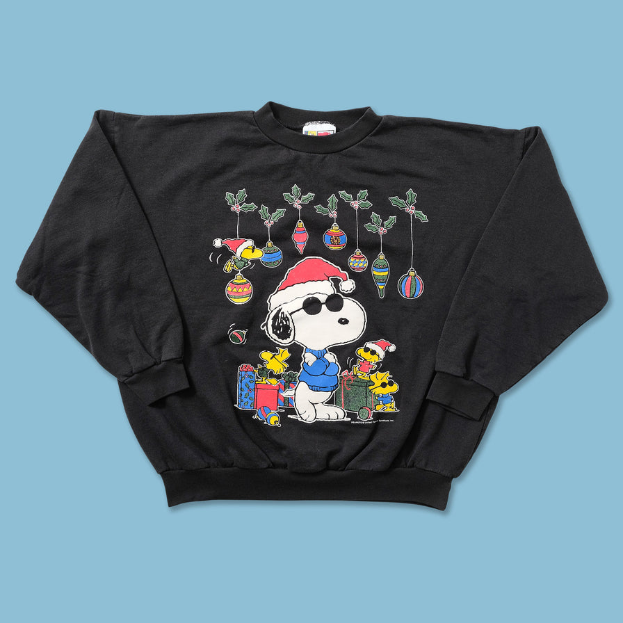 Vintage Peanuts Christmas Sweater Small 