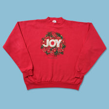 Vintage Joy To The World Sweater XLarge 