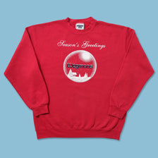 Vintage Wegmans Season's Greetings Sweater Medium 