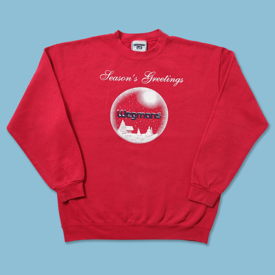 Vintage Wegmans Season's Greetings Sweater Medium 