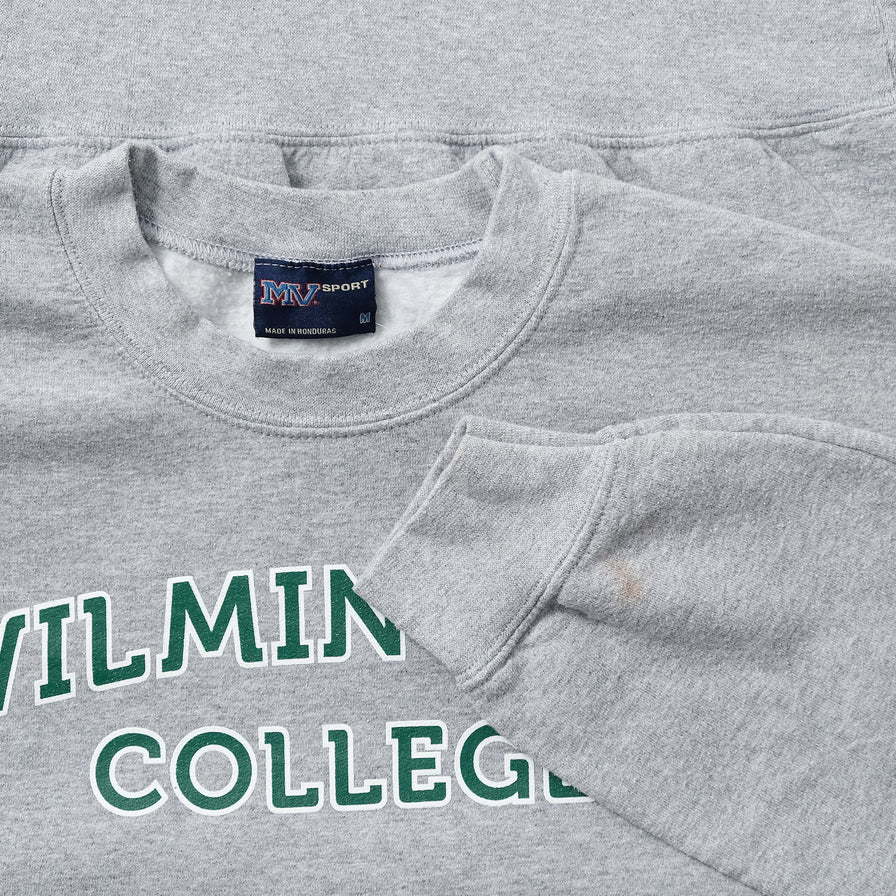 Vintage Wilmington College Sweater Small 