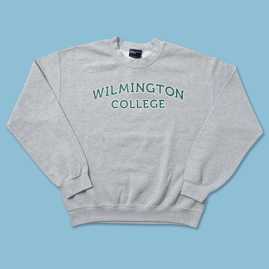 Vintage Wilmington College Sweater Small 