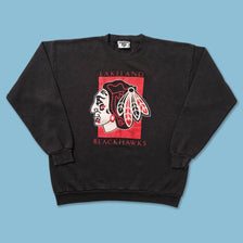 Vintage Lakeland Blackhawks Sweater Medium 