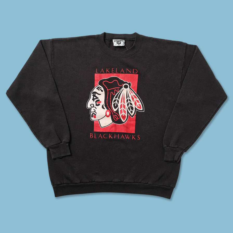 Vintage Lakeland Blackhawks Sweater Medium 