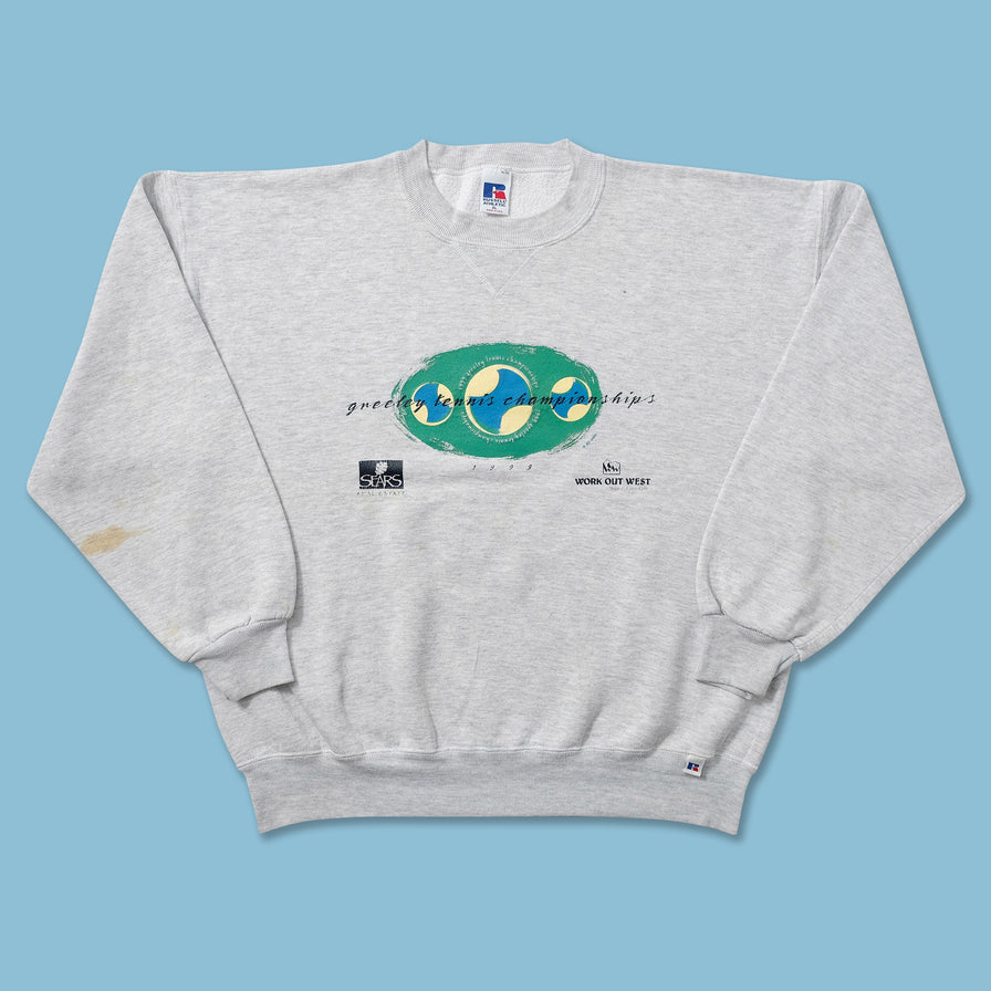 1999 Russell Athletic Greeley Tennis Sweater Large 