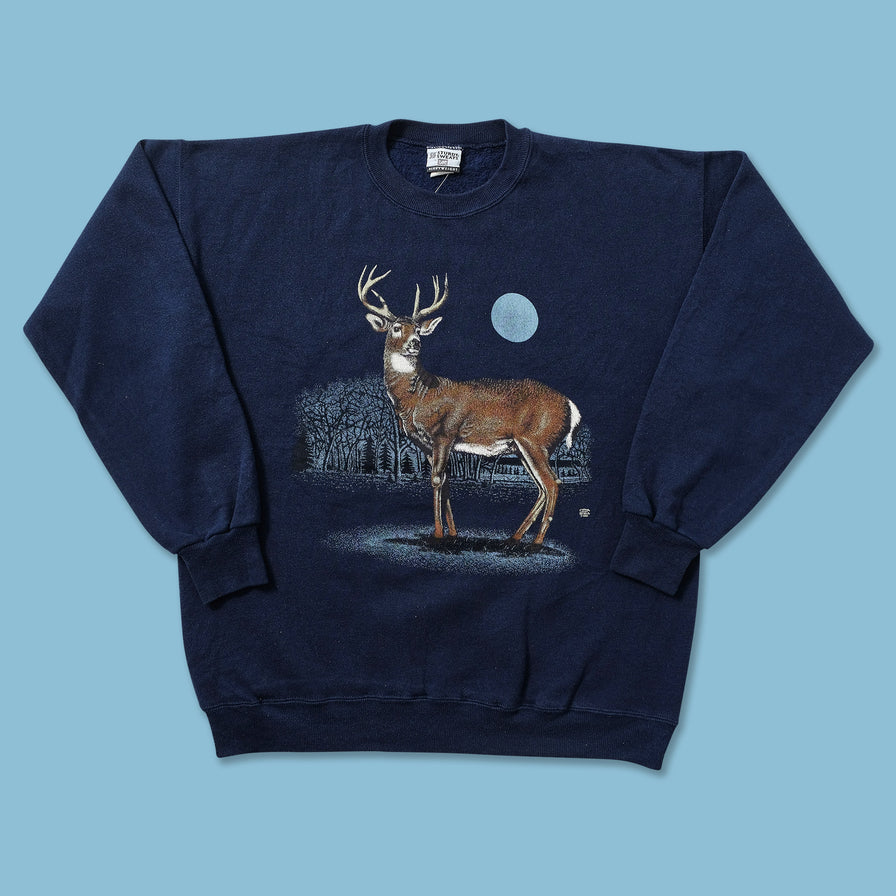Vintage Deer Sweater Large 