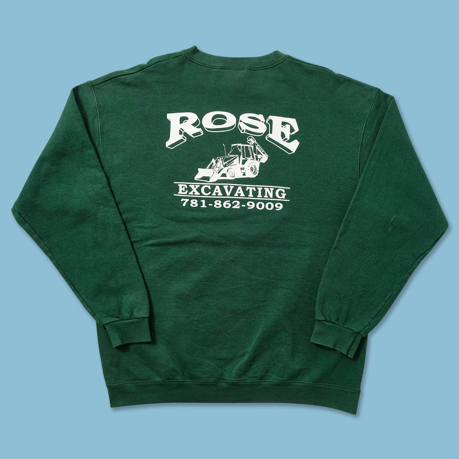 Vintage Rose Excavating Sweater XLarge 