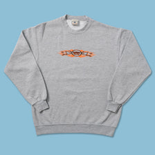 Vintage Bull Rider Race Cars Sweater Small 