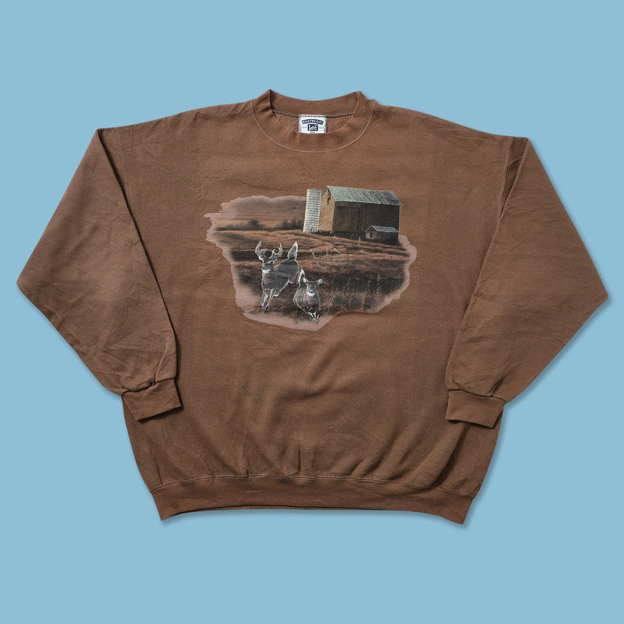 Vintage Deer Sweater XXL 