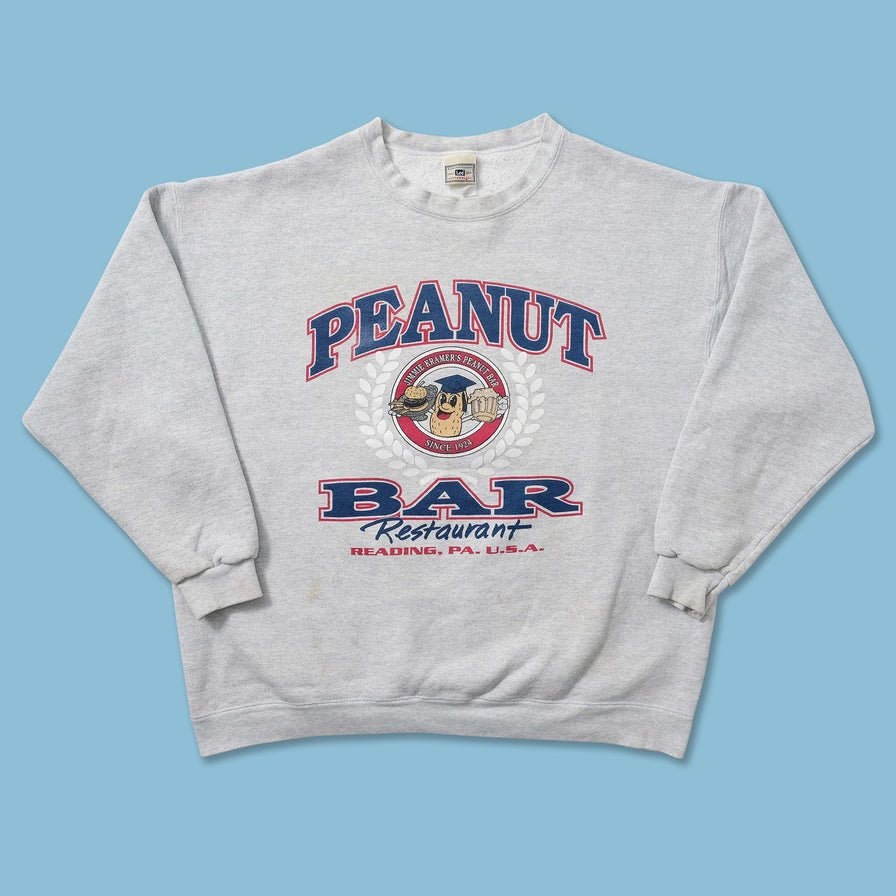 Vintage Peanut Bar Restaurant Sweater XLarge 