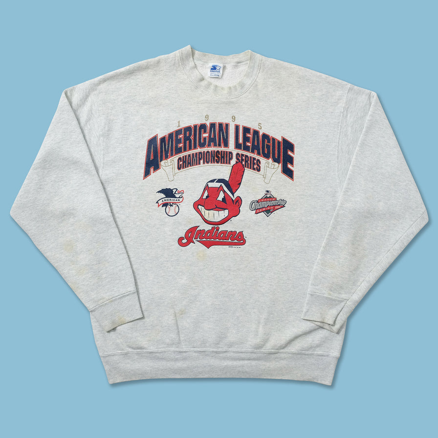 1995 Starter Cleveland Indians Sweater XLarge 