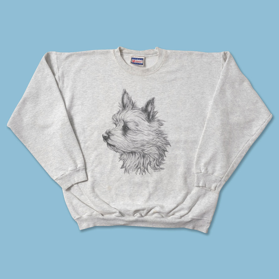 Vintage Dog Sweater Large - Double Double Vintage