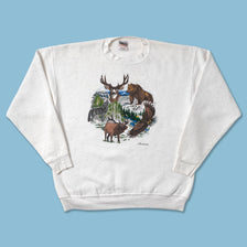Vintage Montana Wildlife Sweater Large - Double Double Vintage