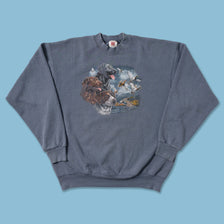 Vintage Dogs Sweater XLarge - Double Double Vintage