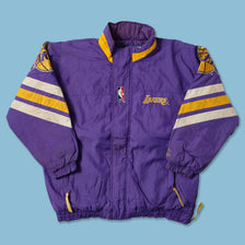 Vintage Starter Los Angeles Lakers Padded Jacket XLarge - Double Double Vintage