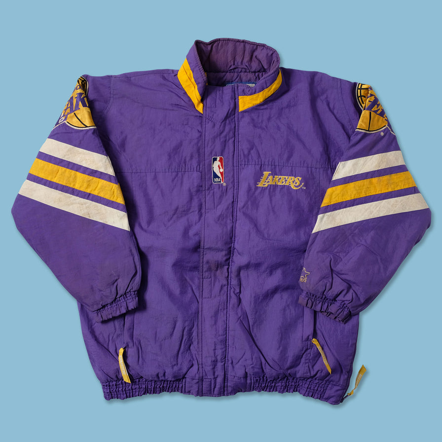Vintage Starter Los Angeles Lakers Padded Jacket XLarge - Double Double Vintage