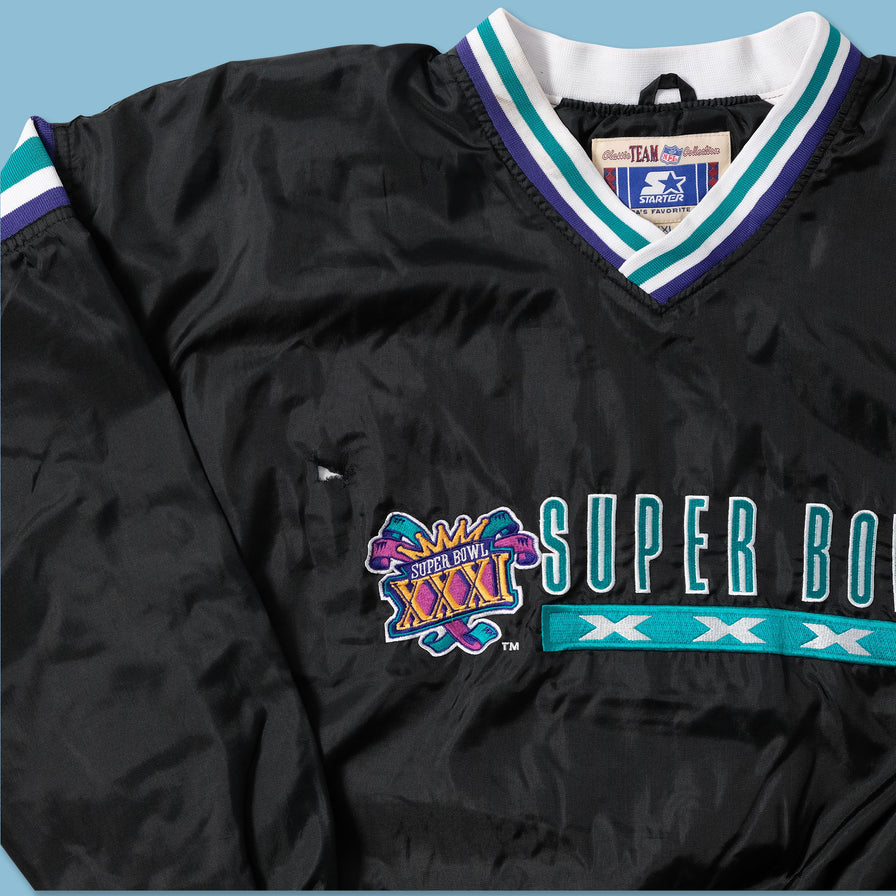 1997 Starter Super Bowl Windbreaker Large - Double Double Vintage