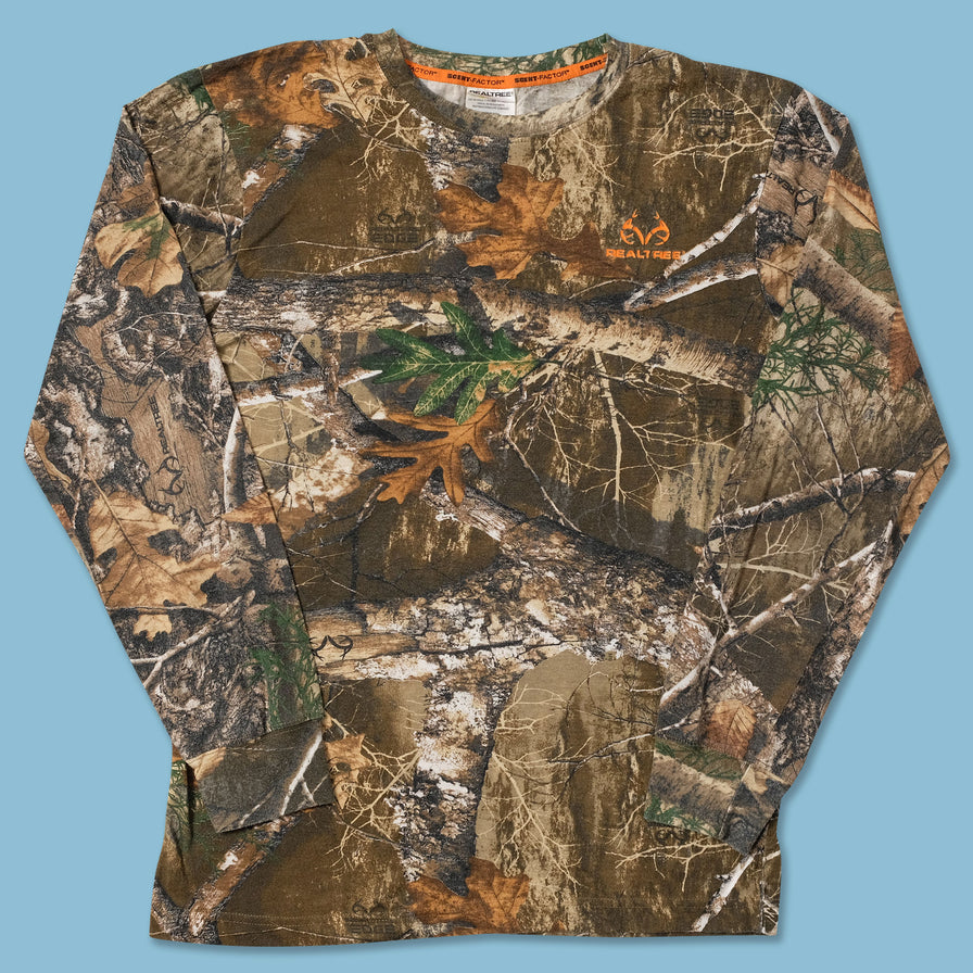 Real Tree Camo Longsleeve Small - Double Double Vintage