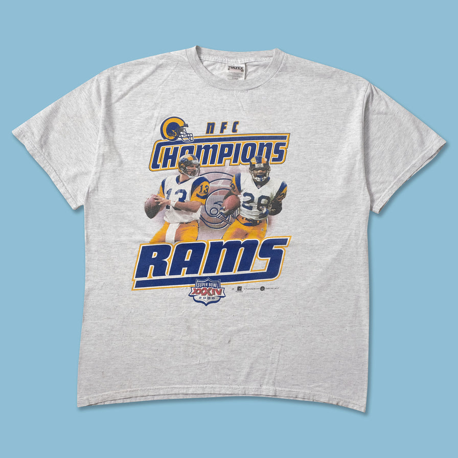2000 St. Louis Rams Super Bowl T-Shirt XLarge - Double Double Vintage