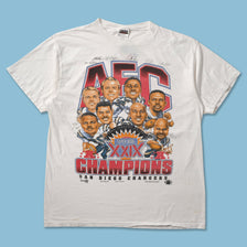 1996 San Diego Chargers Super Bowl T-Shirt Large - Double Double Vintage