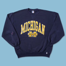 Vintage Russell Athletic Michigan Wolverines Sweater Large - Double Double Vintage