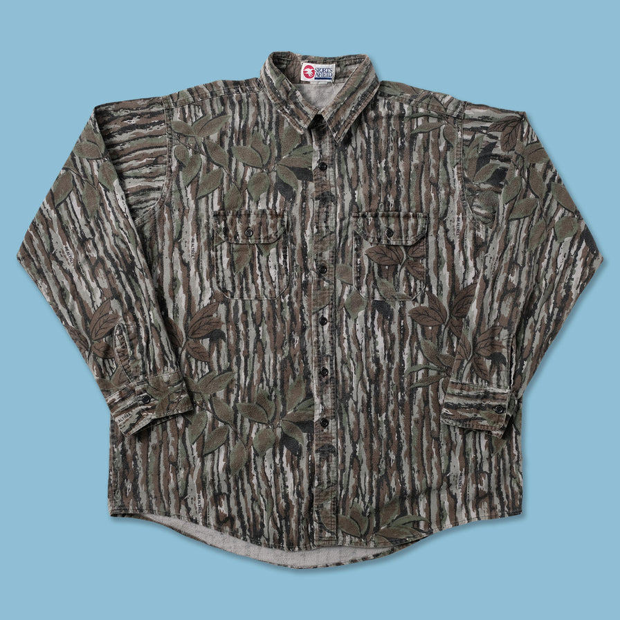 Vintag Camo Heavy Shirt XXL - Double Double Vintage