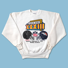 1998 NFL Super Bowl Sweater Small - Double Double Vintage