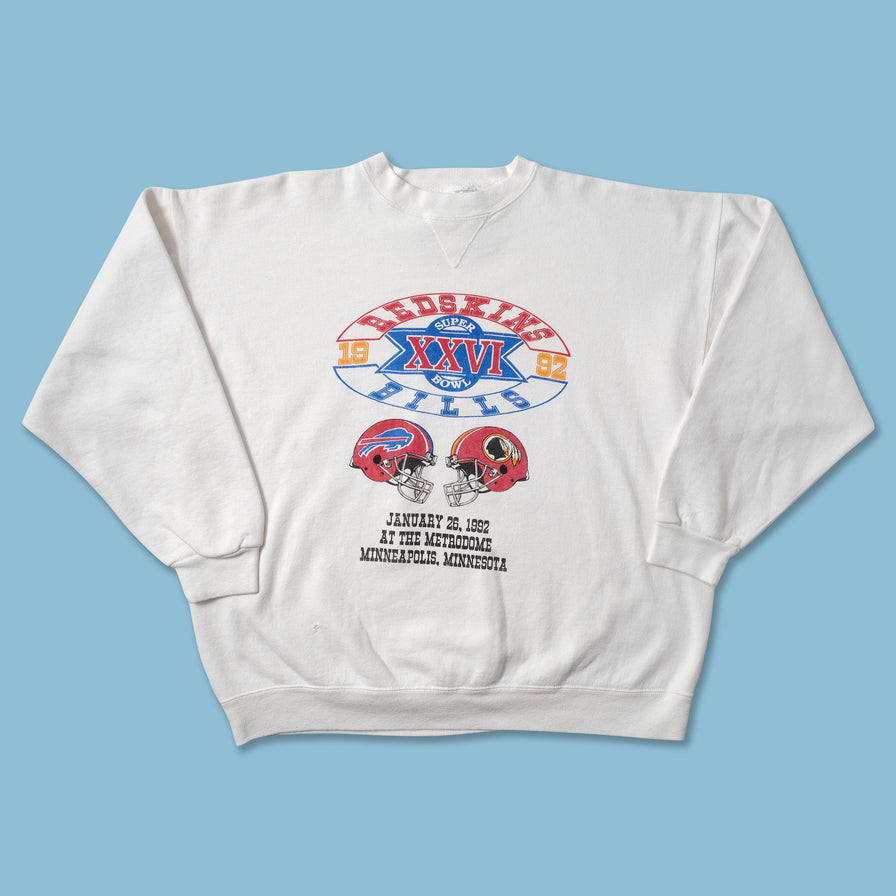 1992 NFL Super Bowl Sweater XLarge - Double Double Vintage