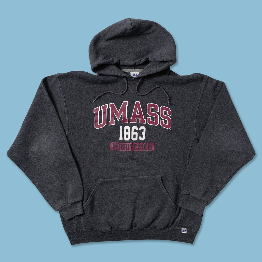 Russell Athletic UMASS Hoody Medium - Double Double Vintage