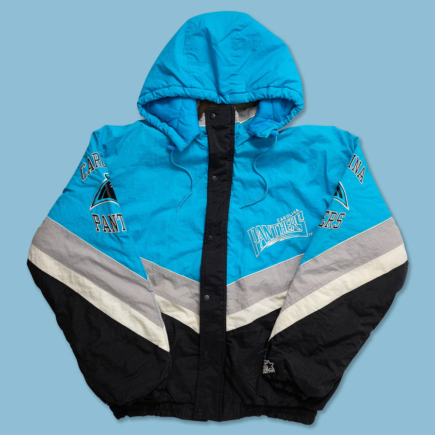 Vintage Starter Carolina Panthers Padded Jacket XXL - Double Double Vintage