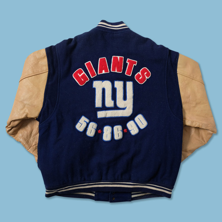 1990 New York Giants Varsity Jacket XLarge - Double Double Vintage