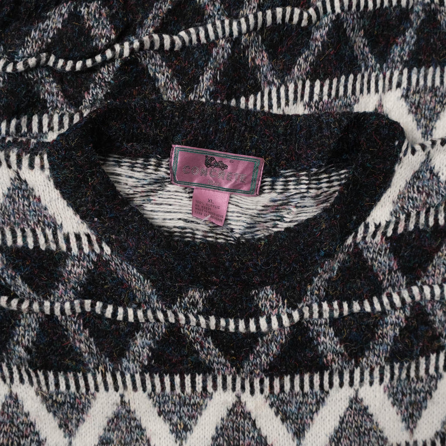 Vintage Knit Sweater XLarge 