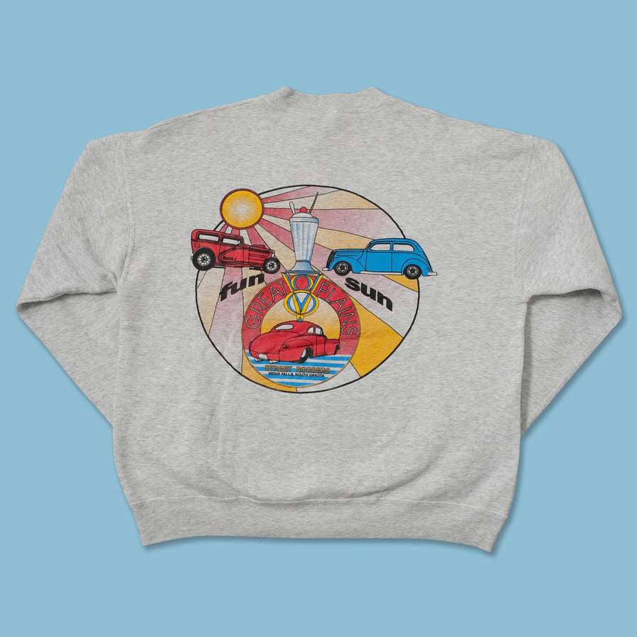 Vintage Great Plains Street Rodders Sweater Medium 