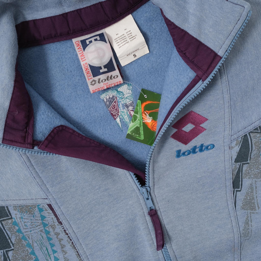 Vintage Lotto Tennis Track Jacket Small 