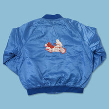 Vintage Biker Padded College Jacket XLarge 