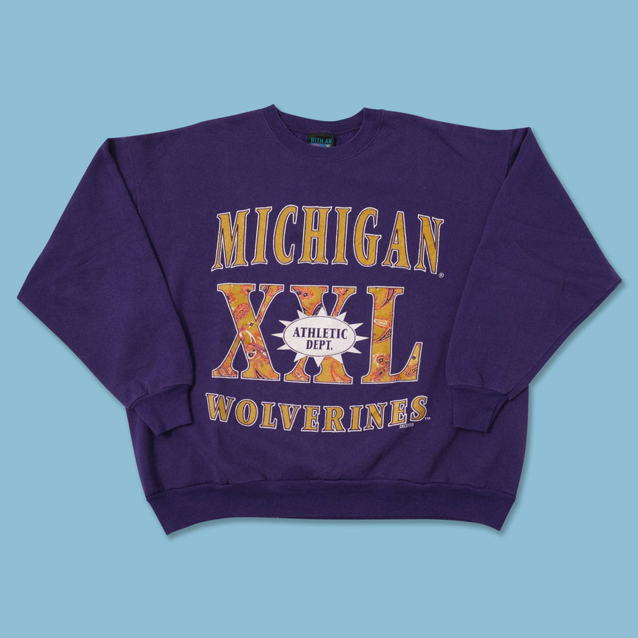 Vintage Michigan Wolverines Sweater XLarge 