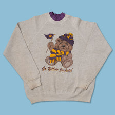 Vintage Yellow Jackets Sweater Medium 